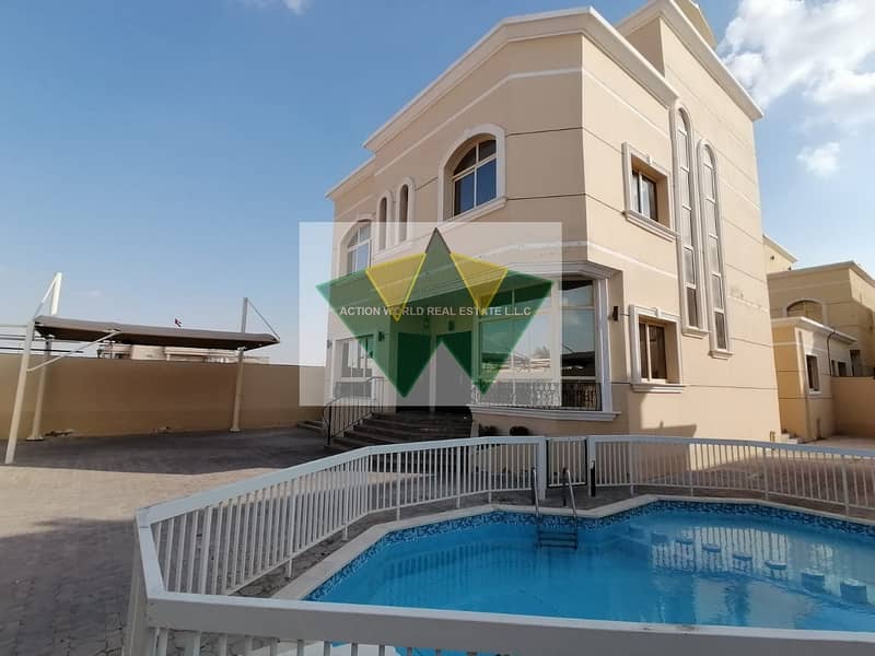 Captivating  4 Bedroom Villa with  Private Pool In MBZ City