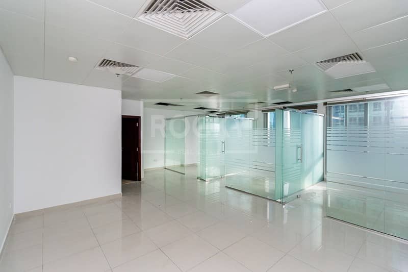 Fitted Office | with Glass Partition | Silver Tower
