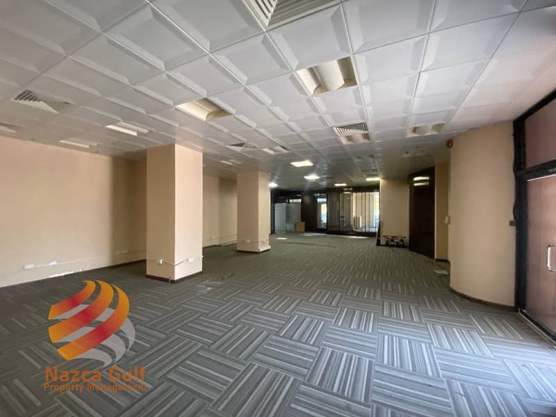 2 Spacious Single Floor Showroom at Corniche with Easy Parking