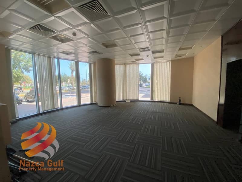 3 Spacious Single Floor Showroom at Corniche with Easy Parking