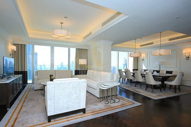 4BR+M The Address The Blvd | Burj and Fountain Views