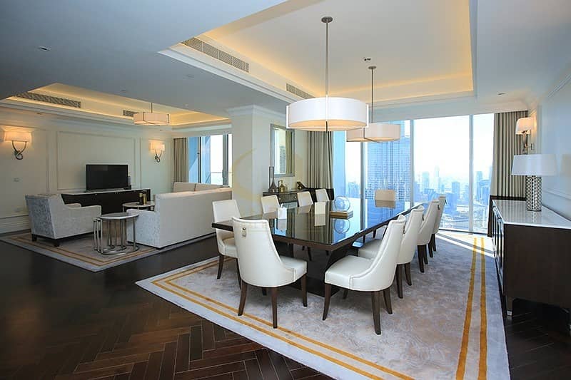 2 4BR+M The Address The Blvd | Burj and Fountain Views