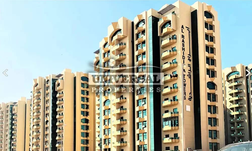 Fully Furnished 2 Bedroom Apartment for Rent in Al Rashidiya Towers, Ajman