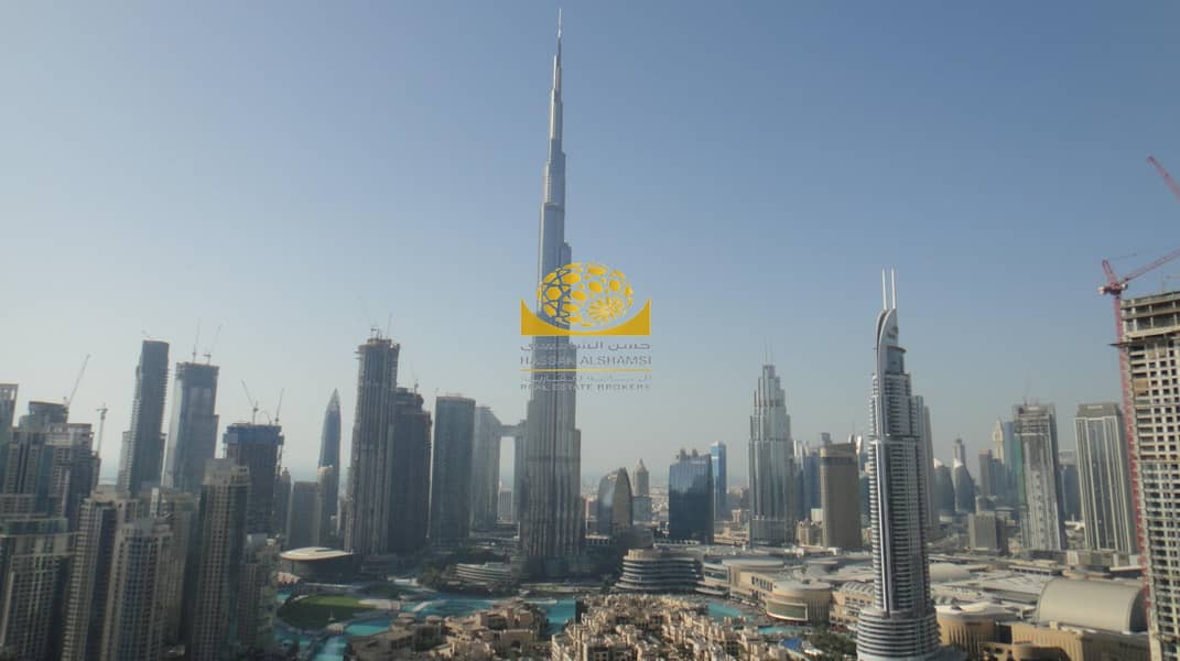 7 Full Burj Khalifa & Fountain View / High Floor / Vacant
