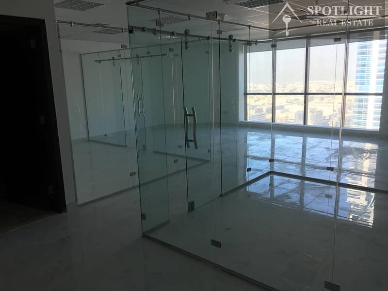 3 Fitted office with Glass Partitions Near Business bay metrostation