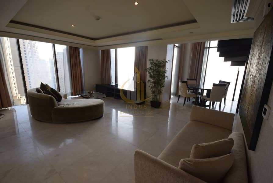 3 Palm View | Chiller Free | Furnished | Large Balcony