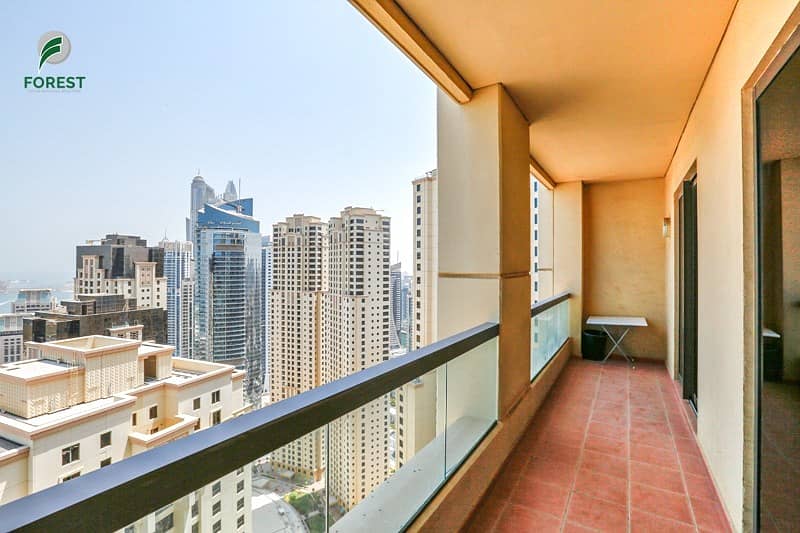 13 Full Sea and Palm View on High Floor | Vacant