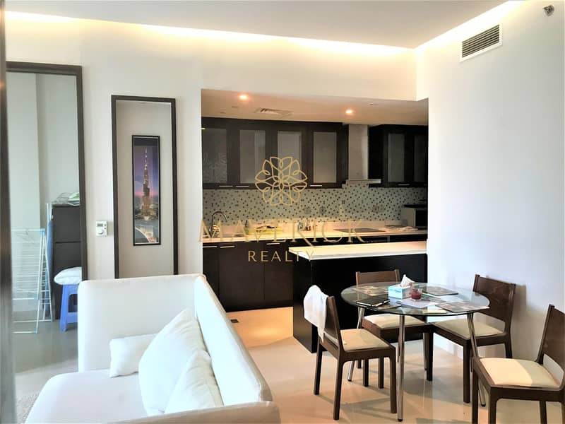 7 Burj+Canal View | Furnished 1BR+Study