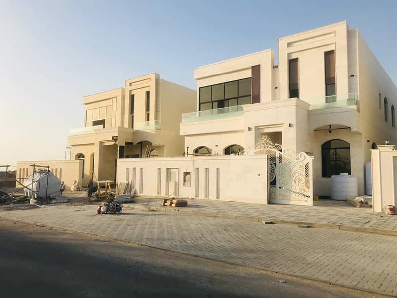 BRAND NEW VILLA FOR SALE IN AJMAN  jaurf rageyab  5 BEDROOM MAJLIS HALL KITCHEN WITH CAR PARKING VERY SPECIAL LOCATION