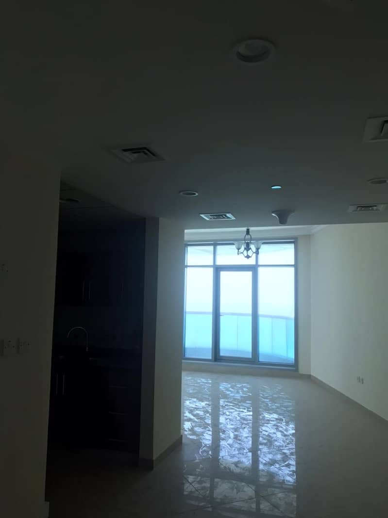 Two rooms in the Corniche towers in the emirate of Ajman, with a full sea view