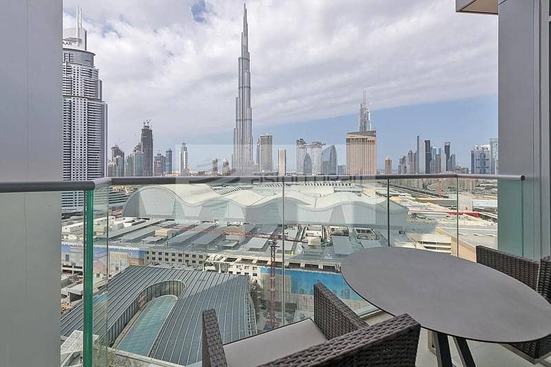 New listing| Vacant |Luxury 2BR Burj Khalifa View