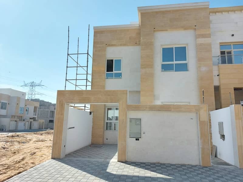 NEW VILLA FOR RENT 5 BEDROOM HALL IN 60,000/-  AED YEARLY AL YASMEEN AJMAN