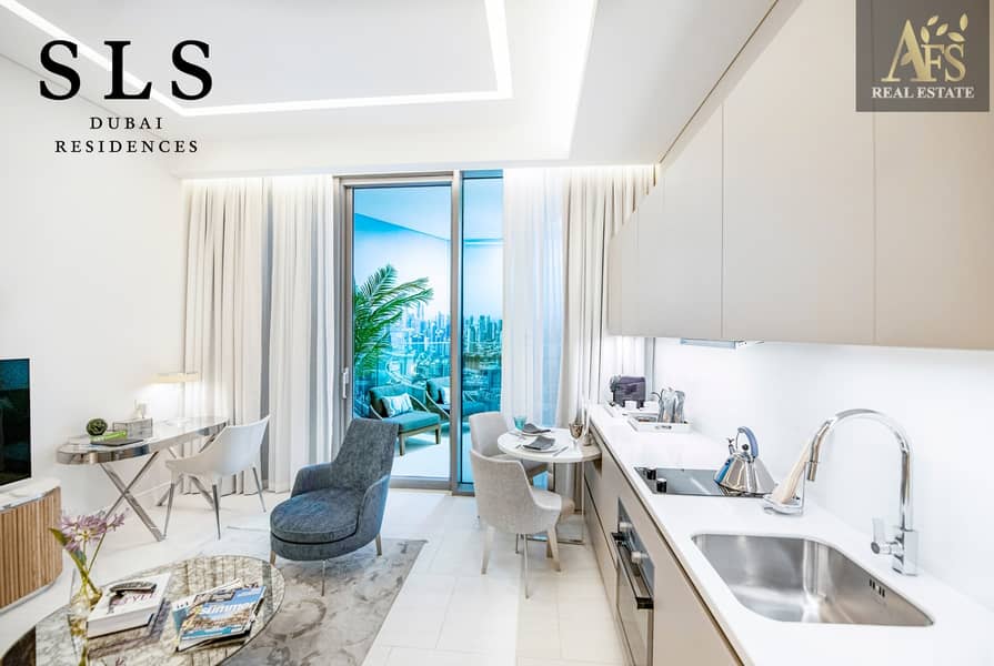2 Beautiful Skyline View | Studio | Spacious Apartment | SLS Dubai Residences