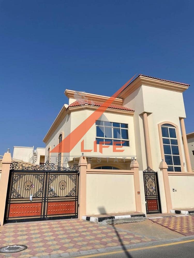 villa for sale in the best areas of Ajman, personal finishing