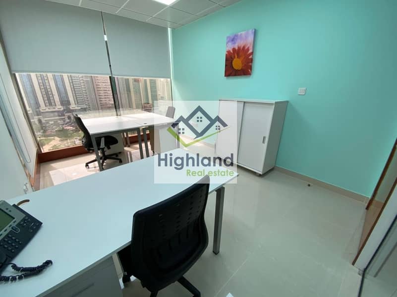 7 Furnished Offices in Hamdan (Business Center)