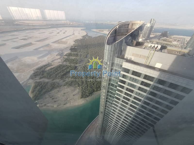 2 Months Free | 155 SQM Office Space - Shell and Core |  2-car Parking | Sea View | Al Reem Island