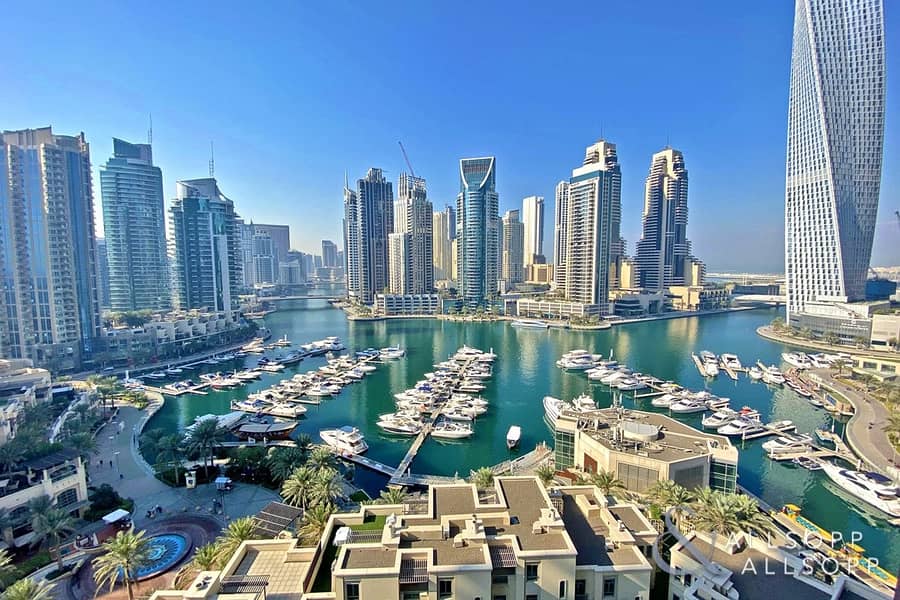 2 Full Marina View | 2 Balconies | Emaar 6