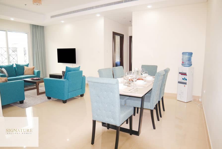 9 Brand New Furnished 2 BHK Apartment in Cleopatra Tower !!