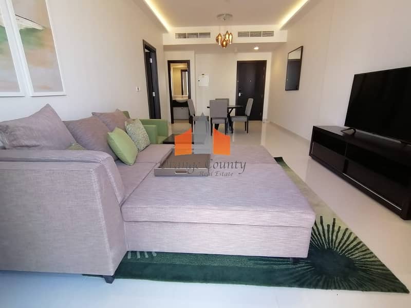 Brand-new| Never lived in| Furnished 1 BR| 6 cheques.