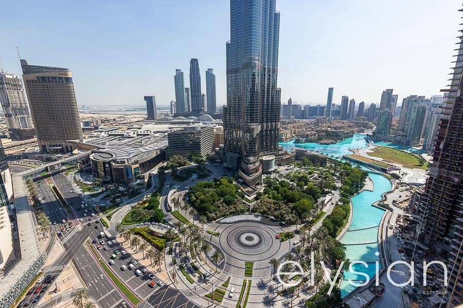 21 Burj Khalifa and Fountain View | Well Maintained