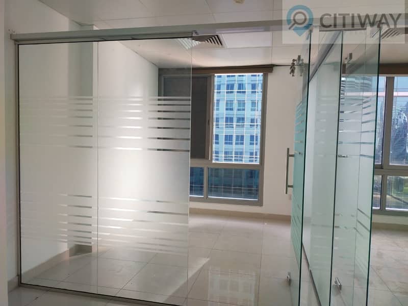 12 Fitted Office with Glass Partitions/Business Bay