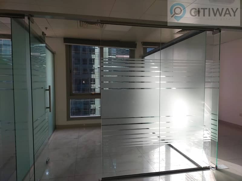 13 Fitted Office with Glass Partitions/Business Bay