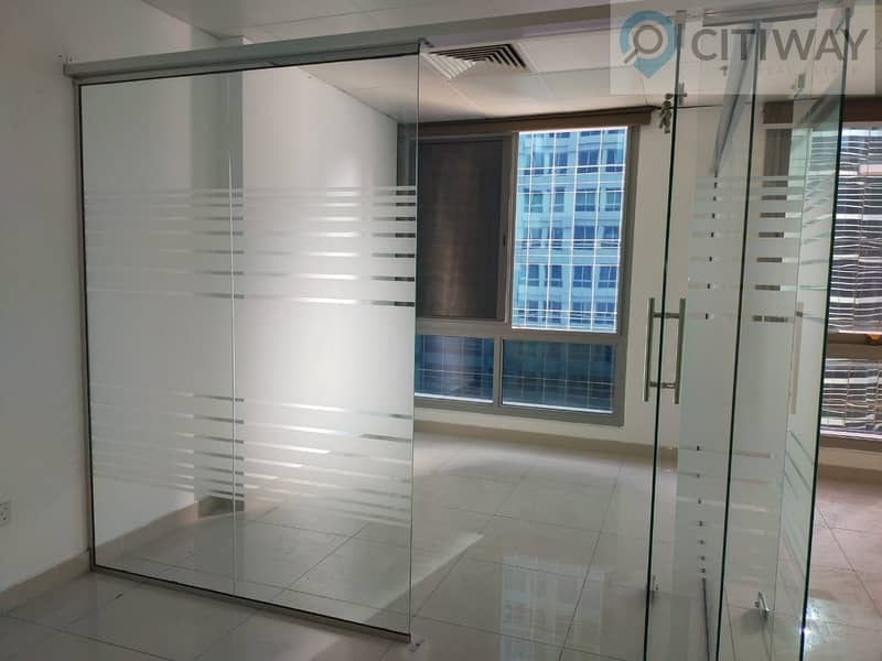 14 Fitted Office with Glass Partitions/Business Bay