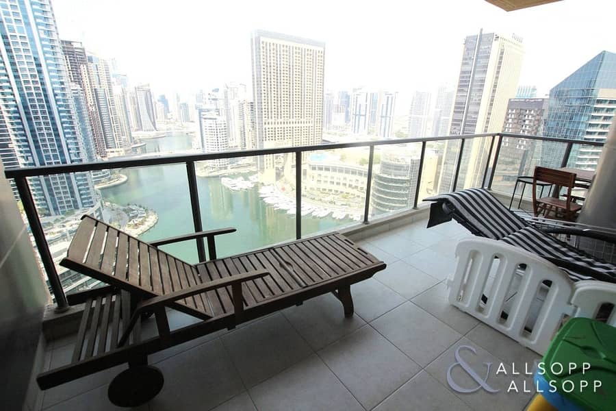 Two Beds | High Floor | Full Marina View