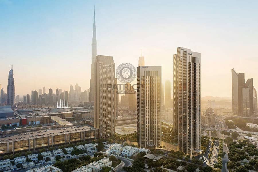 5 Corner Unit| Breath Taking Burj Khalifa & Creek Tower View| Direct from Emaar| Higher Floor|