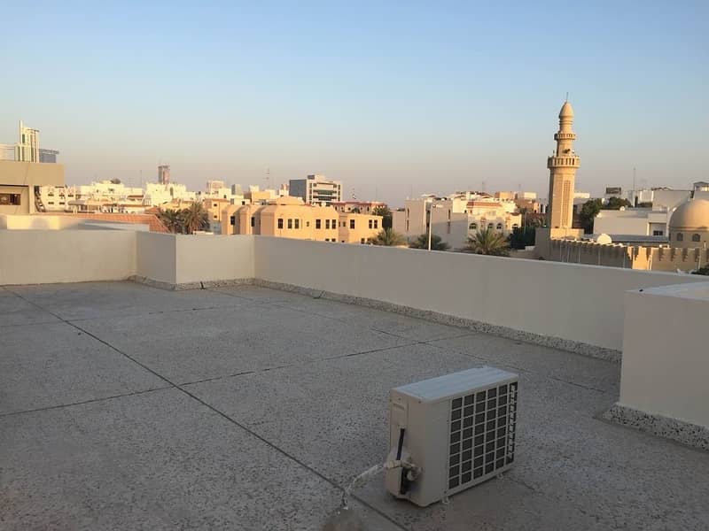 13 NO COMMISSION +RESERVED PARKING| Big Studio w/ Big Terrace in Najda Street behind Burjeel Hospital