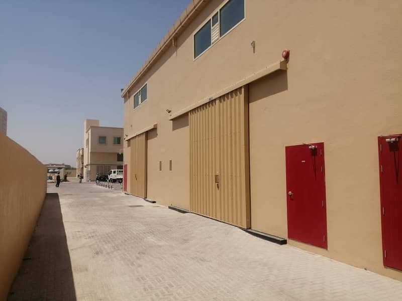 Brand New 1800 Sqft warehouse For Rent in Ajman Al Jurf 25 kva Electricity