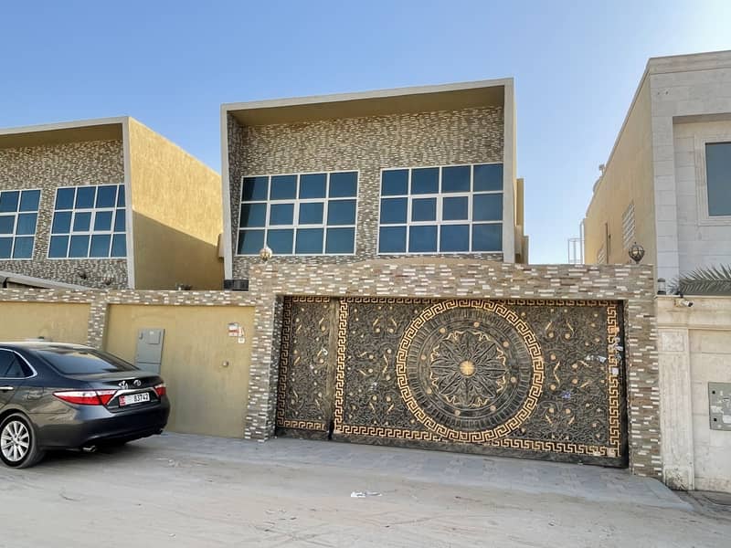 BRAND NEW VILLA AVAILABLE FOR RENT IN AL MOWAIHAT3 AJMAN YEARLY RENT 75k