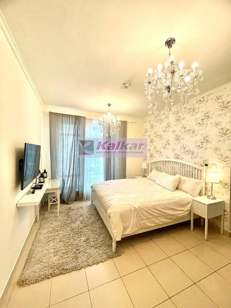 8 Elegantly Furnished 1 Bedroom @ Higher Floor in Burj Views with City View @ 69 K