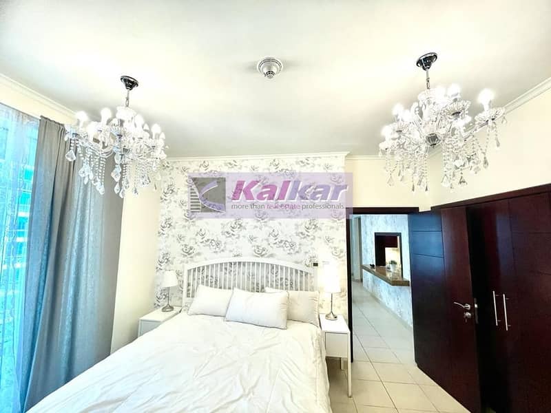 11 Elegantly Furnished 1 Bedroom @ Higher Floor in Burj Views with City View @ 69 K