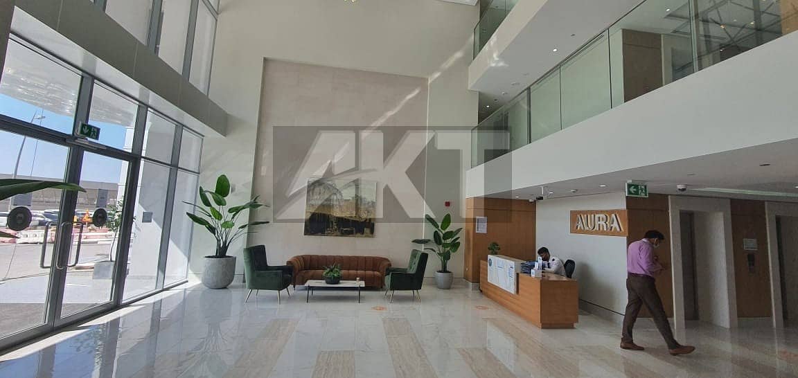 430 K / Hot Deal Studio  / High Floor / With Balcony / Azizi Aura