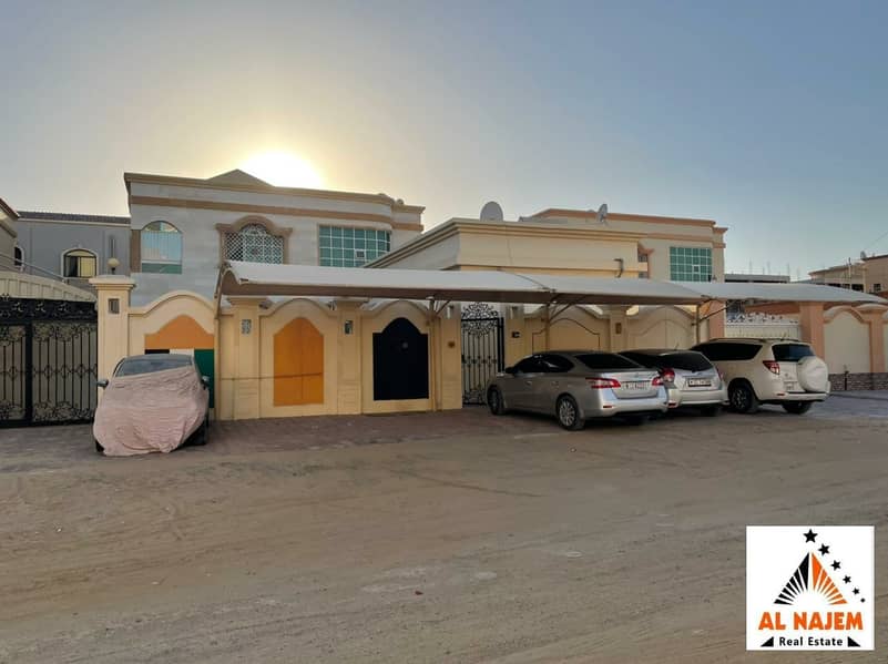 Sale is a stone villa with electricity, water, split air conditioners and furniture in Al Rawda 2 area in Ajman with the possibility of bank or cash financing