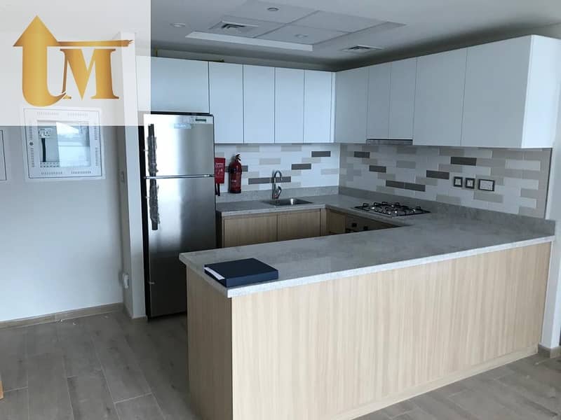 3 Chiller Free !!! Brand New Fully Equipped Kitchen 1bedroom Balcony Azizi Aura Jabal Ali.