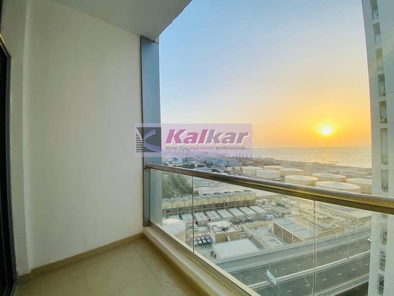 1 BR | Balcony | High Floor | Sea View | Chiller Free @ Dec Tower 1