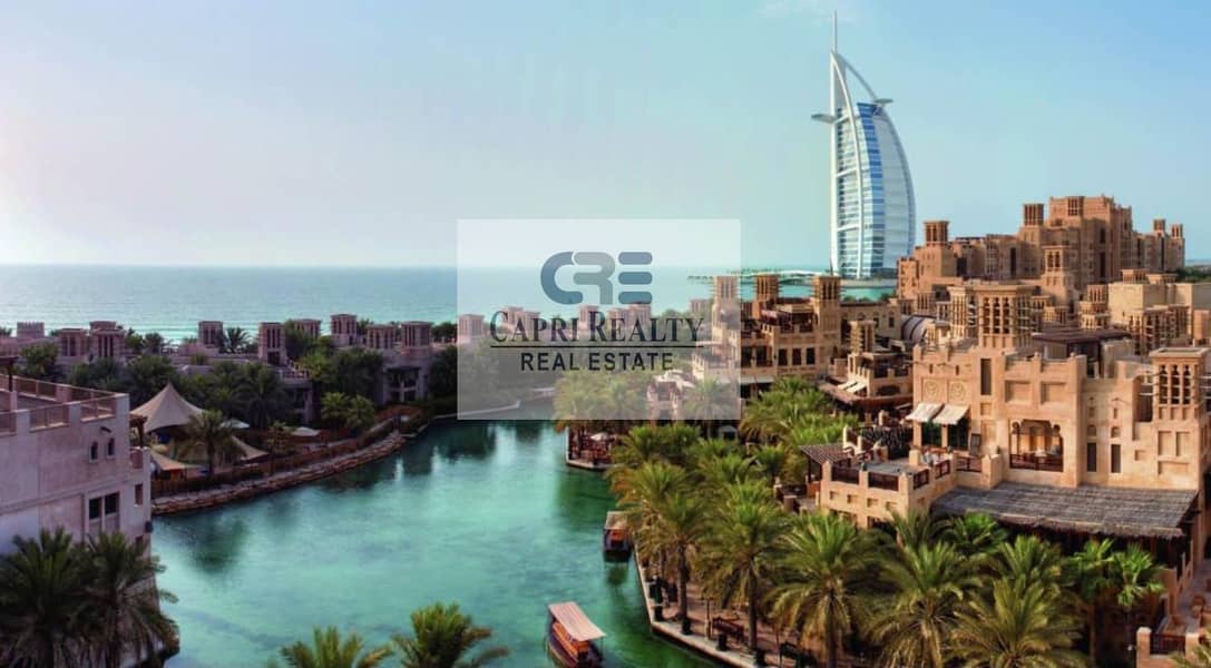 Opposite Burj Al Arab|10MINS MALL OF EMIARTES| SEA VIEW