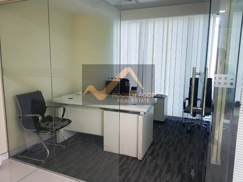 62 |  Furnished Office| Lake View| Glass Partitions |The Metropolis Tower| Business Bay