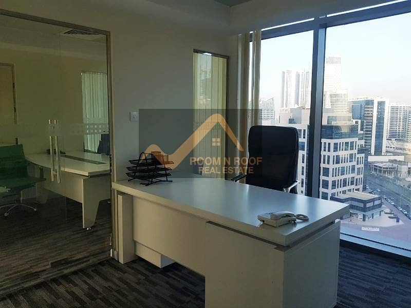 71 |  Furnished Office| Lake View| Glass Partitions |The Metropolis Tower| Business Bay