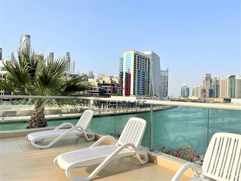 13 Fully Furnished | Full Canal View | High Floor | Burj Khalifa View
