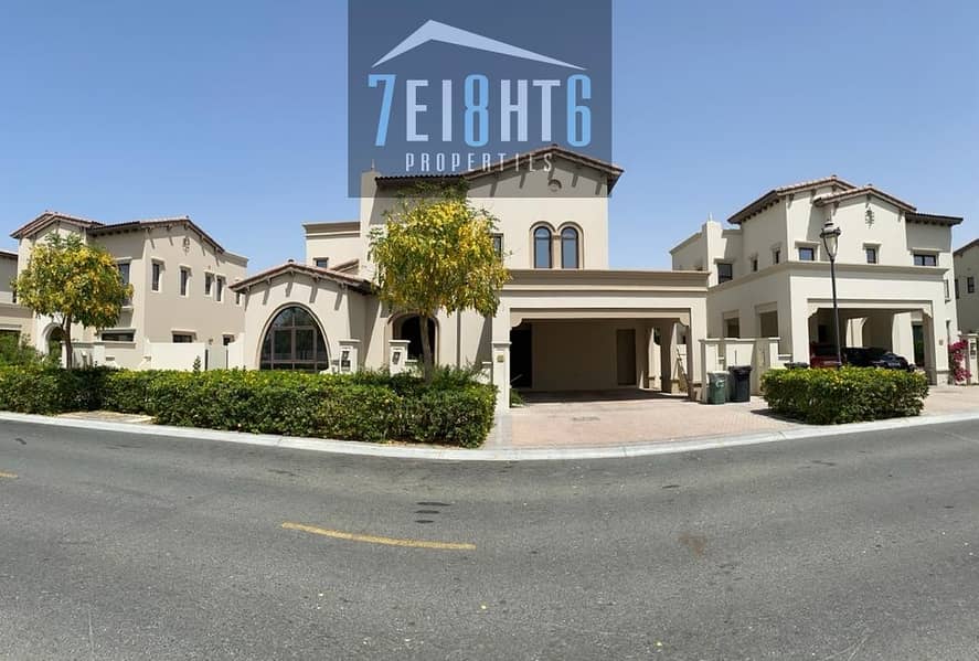 Outstanding property: 4 b/r good quality semi-indep villa + maids room + large garden for rent in Arabian Ranches Outstanding property: 4 b/r good quality semi-indep villa + maids room + large garden for rent in Arabian Ranches