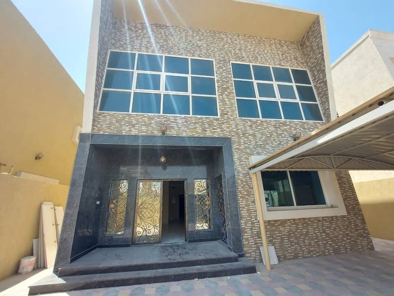 Villa for rent in Ajman, Al Rawda, super lux finishing, two floors, large area