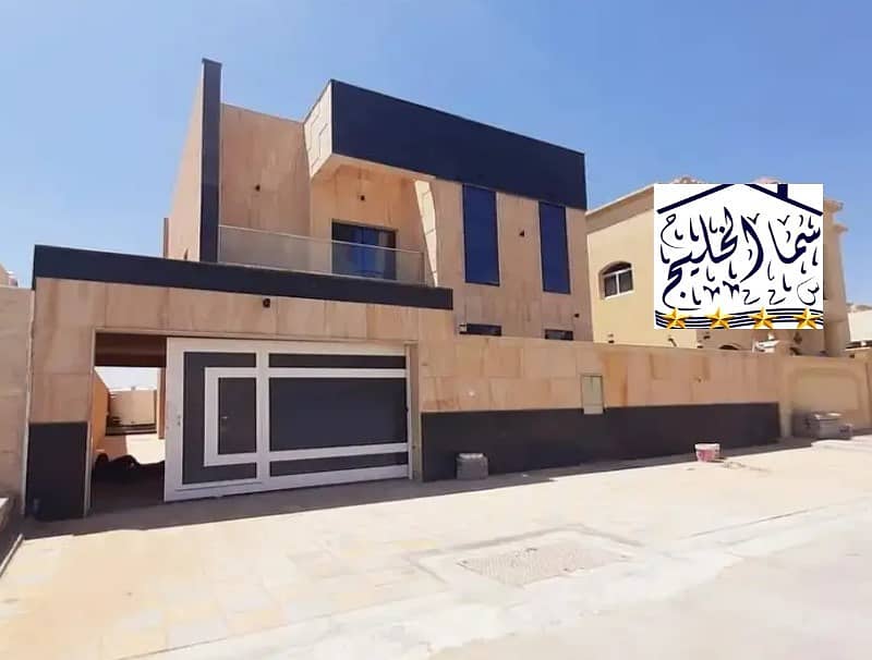 Villa for sale with European designs and finishes, stone face, personal finishing, let go of the rental problems, free for life, close to all services on Qar Street