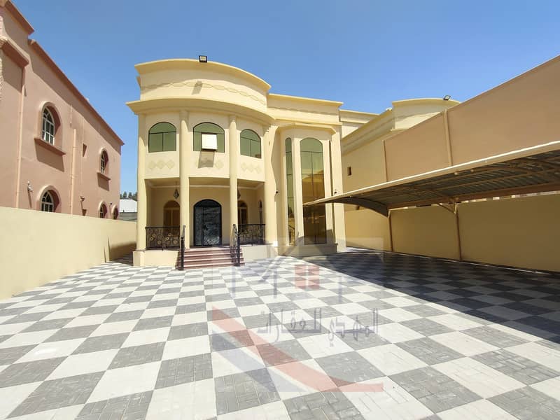 Wonderful villa, large area, close to all services, in the finest areas of Ajman (Al Rawdah), freehold