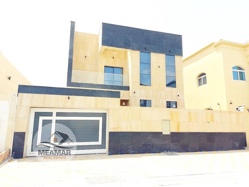 Modern villa, very personal finishing without down payment, , freehold, very close to Mohammed bin Zayed Street