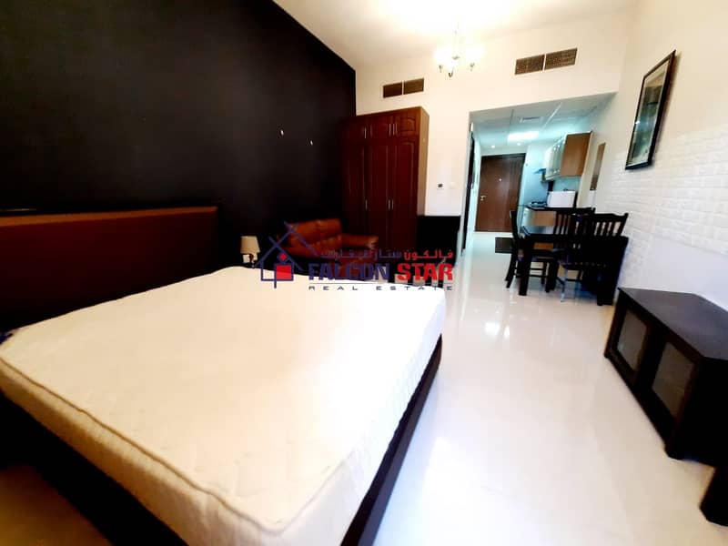 2 DEWA CHILLER CONNECTED | PAY 2700/M FURNISHED STUDIO