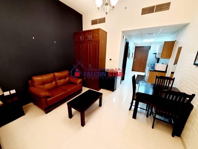 9 DEWA CHILLER CONNECTED | PAY 2700/M FURNISHED STUDIO