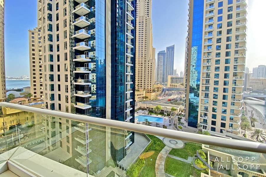 3 1 Bed | Mid Floor | Marina and Sea View